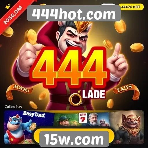 Principais jogos disponíveis na plataforma 444hot